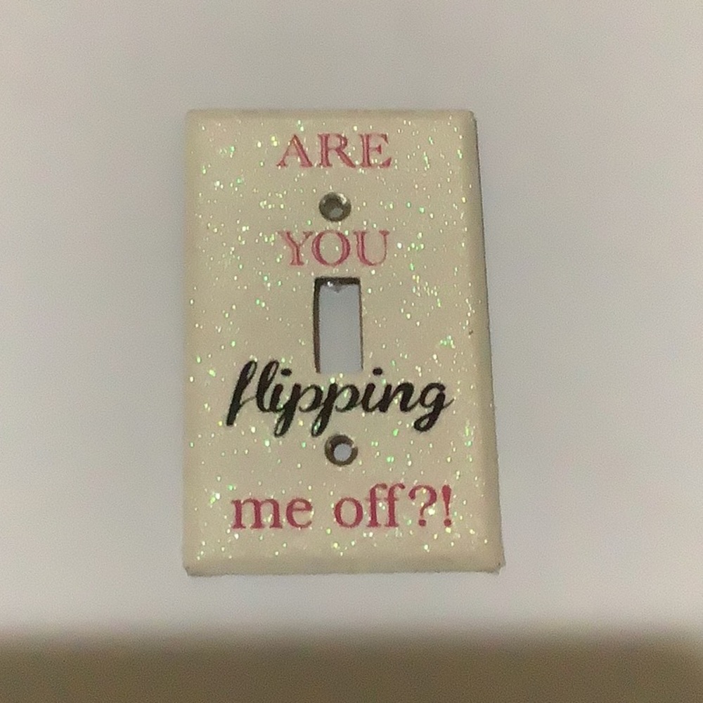 💐NWT Sarcastic Switch Plate